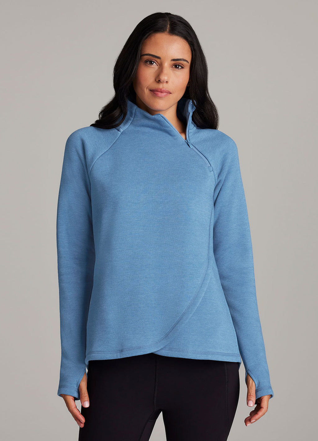 Ready To Roll Fleece Mock Neck Pullover