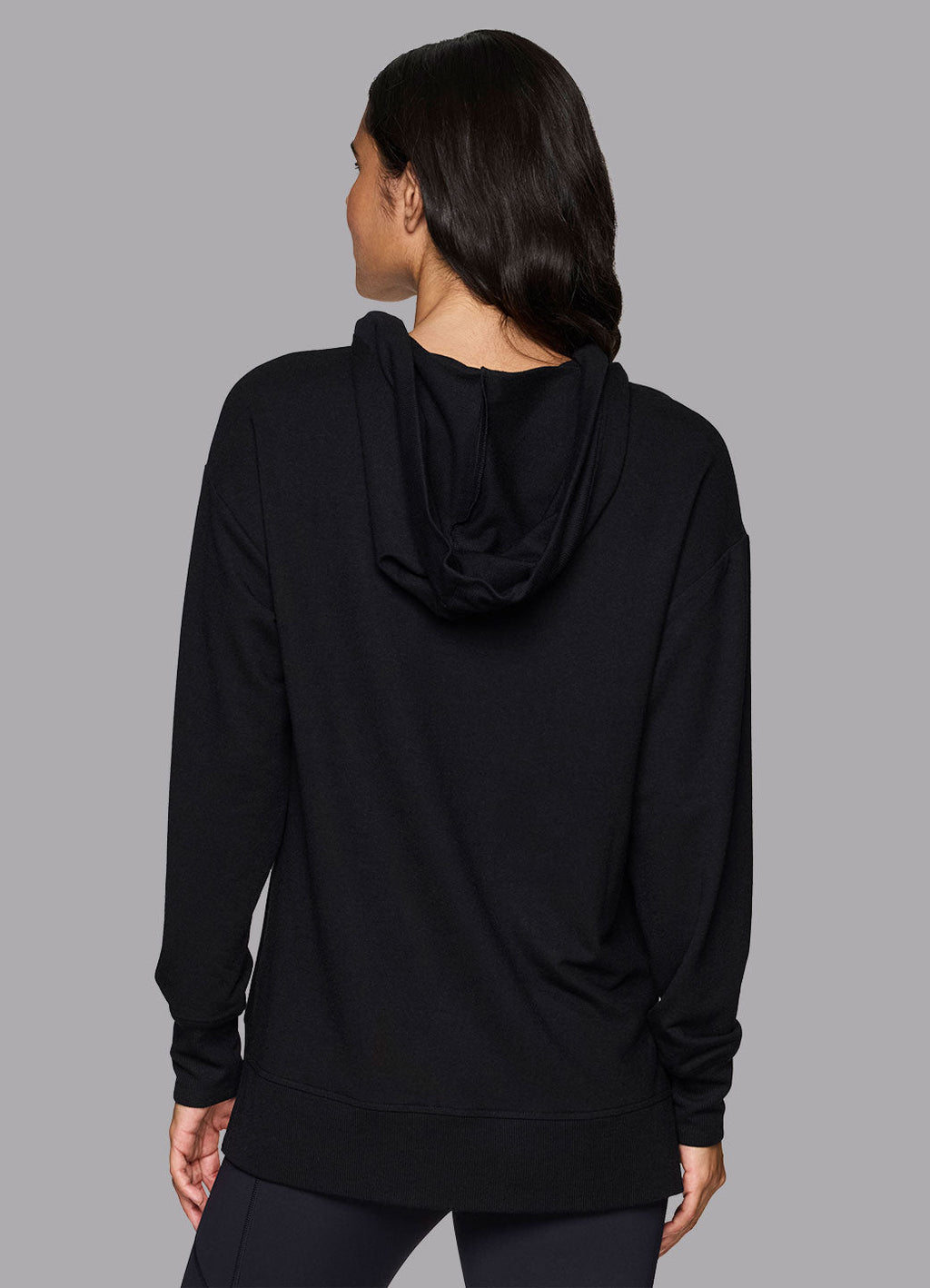 French Terry Hoodie Tunic