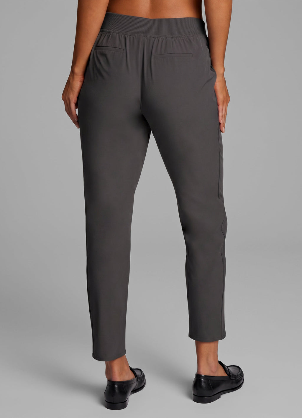 Plus City Stretch Ribbed Ankle Pant
