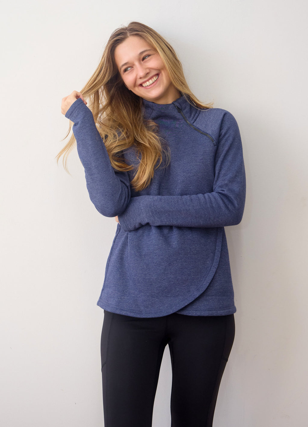 Ready To Roll Fleece Mock Neck Pullover