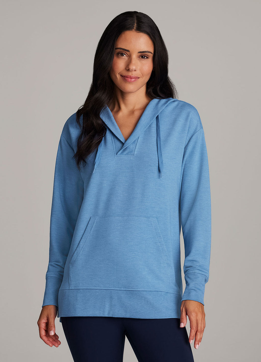 French Terry Hoodie Tunic
