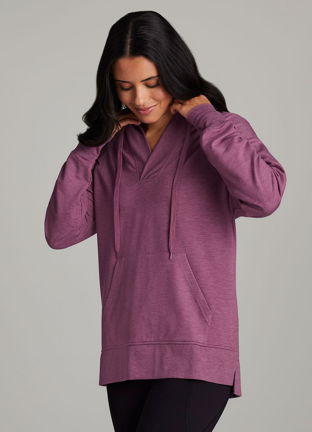 French Terry Hoodie Tunic