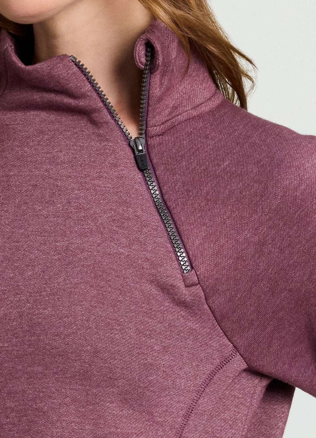 Ready To Roll Fleece Mock Neck Pullover