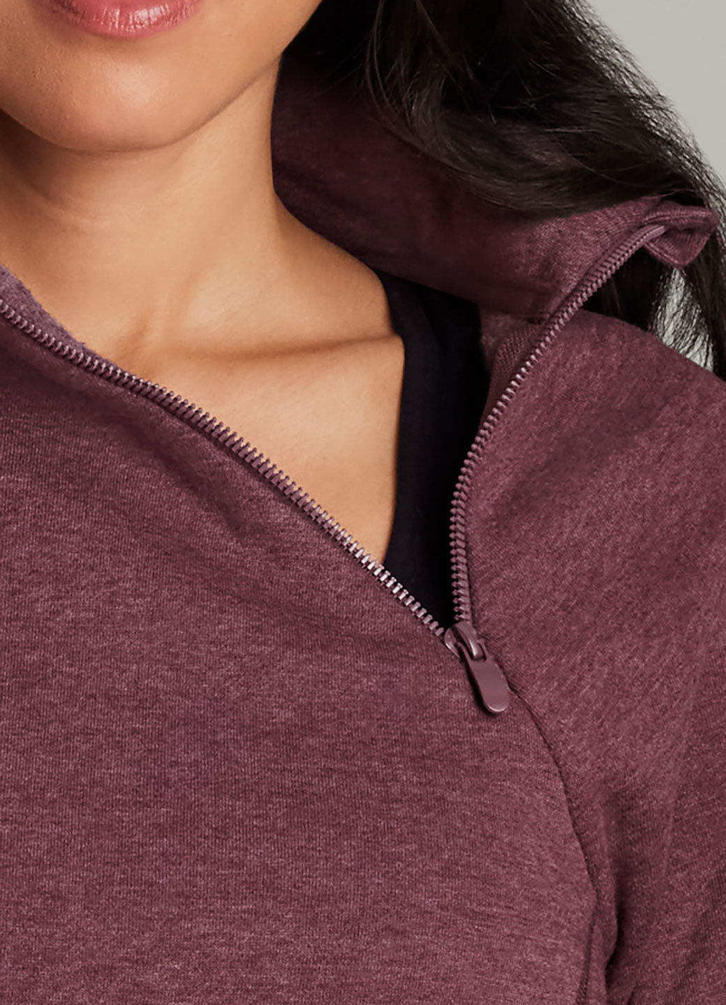 Ready To Roll Fleece Mock Neck Pullover