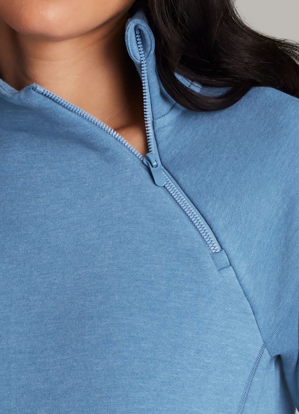 Ready To Roll Fleece Mock Neck Pullover