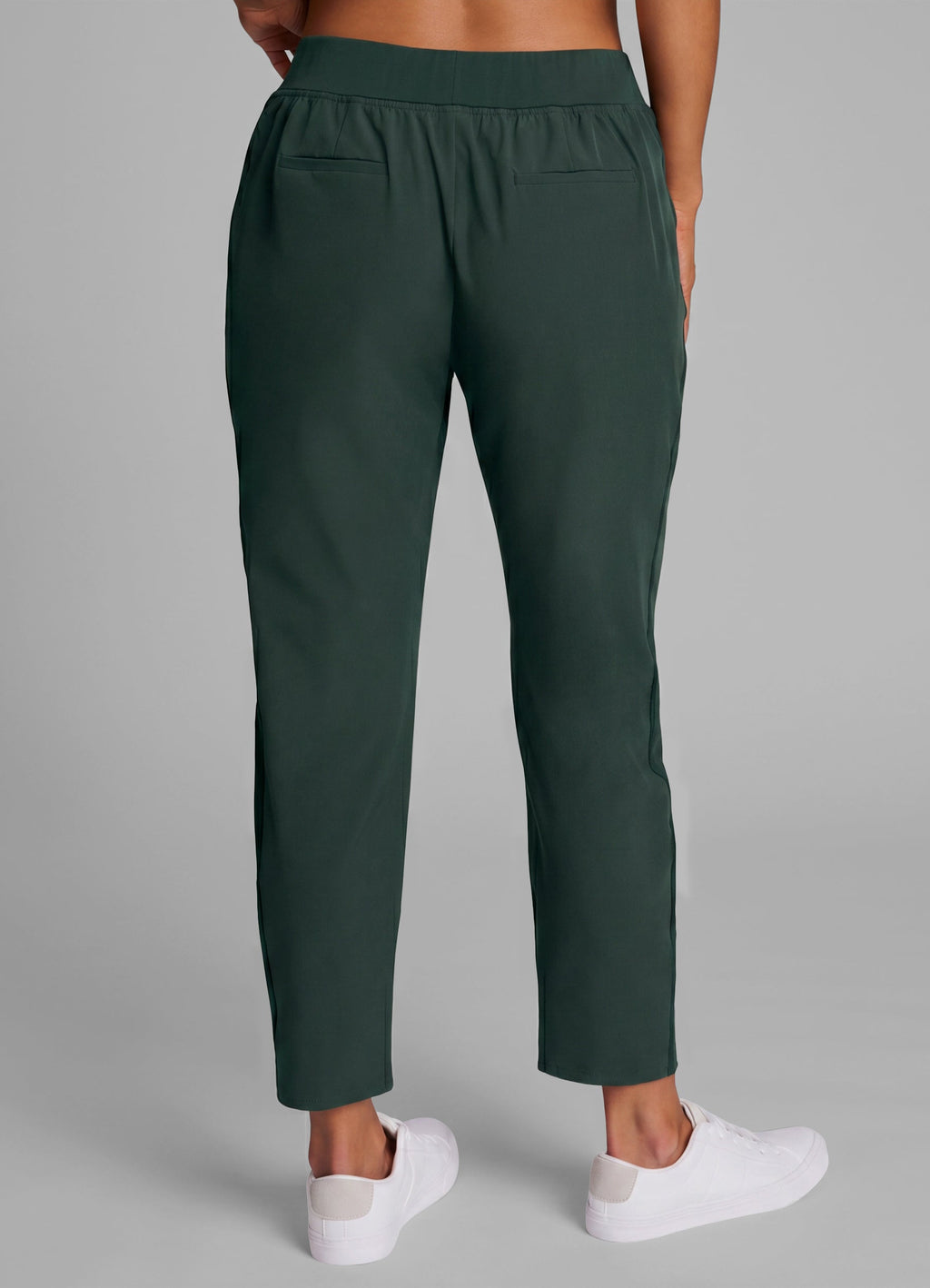 Plus City Stretch Ribbed Ankle Pant