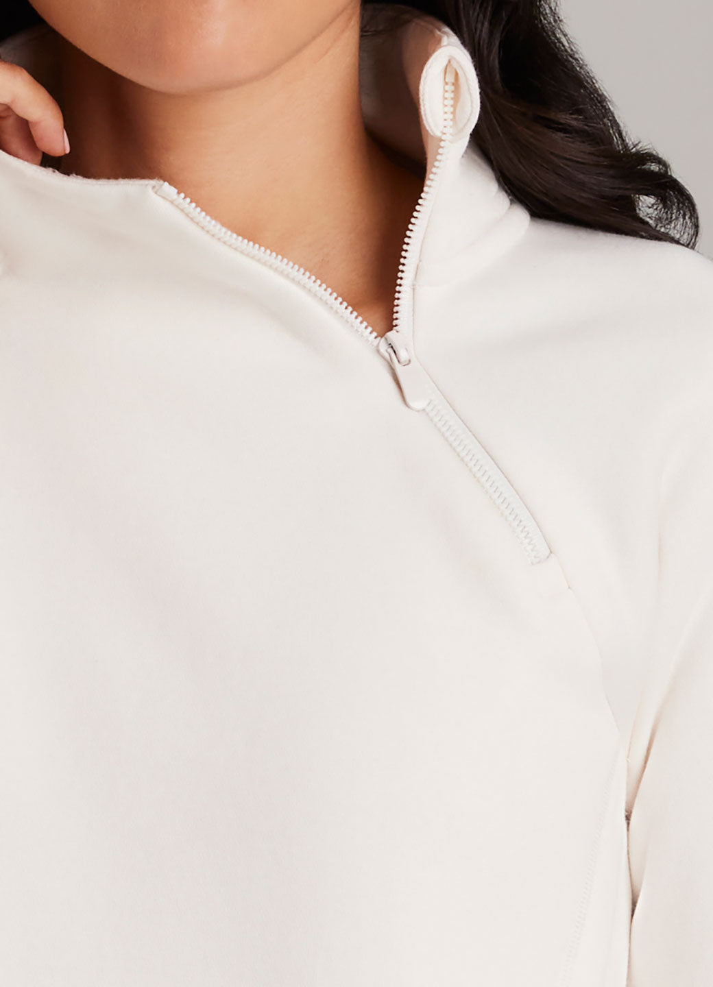 Ready To Roll Fleece Mock Neck Pullover