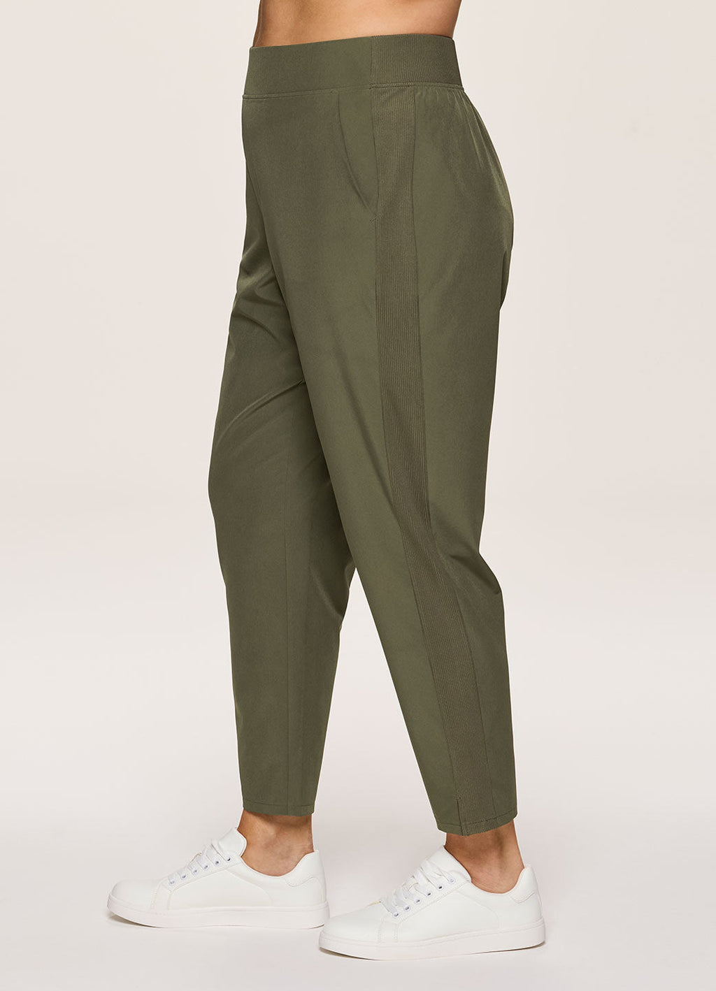 Plus City Stretch Ribbed Ankle Pant