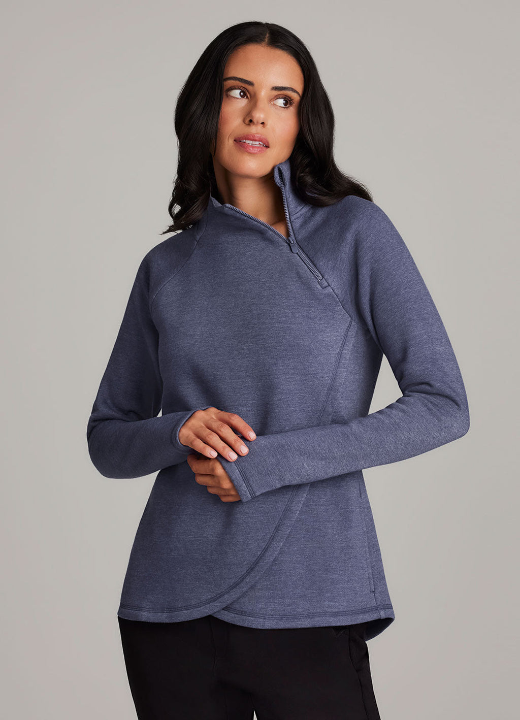 Ready To Roll Fleece Mock Neck Pullover