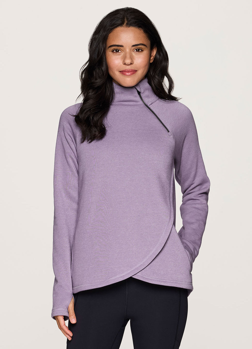 Ready To Roll Fleece Mock Neck Pullover