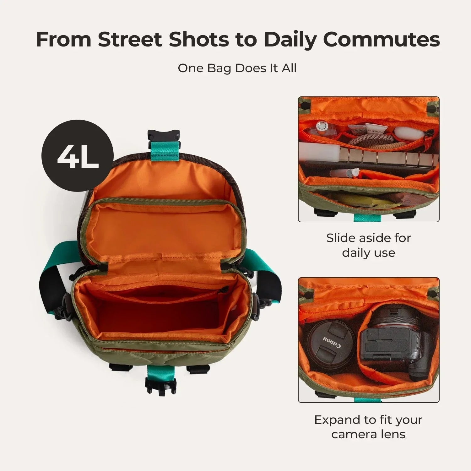 Paz 4L Camera Sling